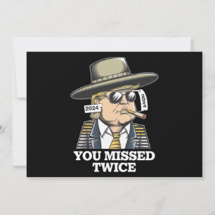 Trump-Attentatsversuch Trump 2024 Du hast es verpa Einladung