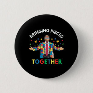 Trump-Autismus-Bewusstsein für Trump-Autismus Button