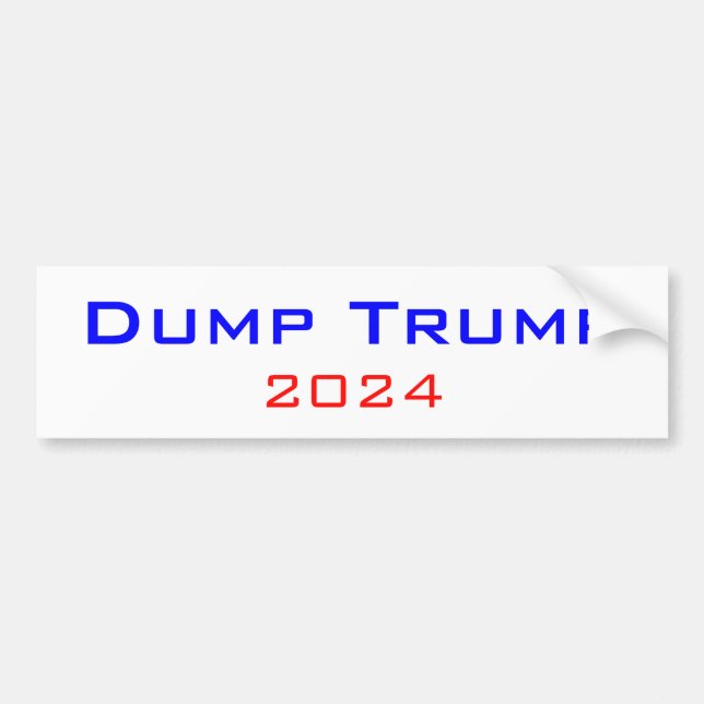 Trump-Autoaufkleber 2024 Autoaufkleber (Vorne)
