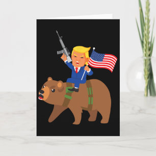 Trump Bär Waffe Merica Wahl Donald Republikaner G Karte