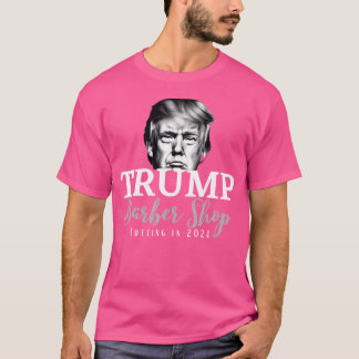 Trump-Barber-Shop-Einstellung im Jahr 2024 T-Shirt