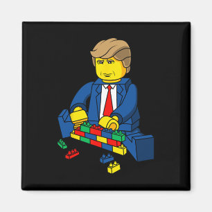 Trump baut ein Wall-T-Shirt Magnet