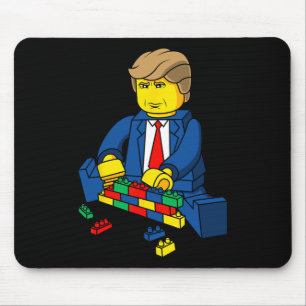 Trump baut ein Wall-T-Shirt Mousepad