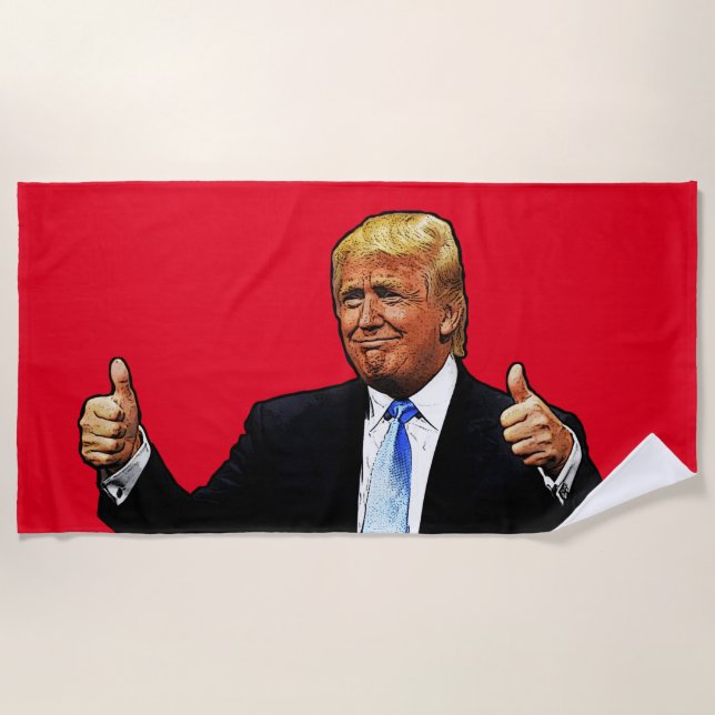TRUMP BEACH TOWELS STRANDTUCH (Vorderseite)