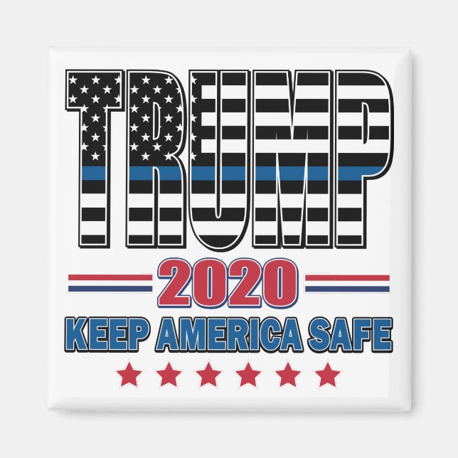 TRUMP - Behalten Amerika sicher Magnet (Vorne)