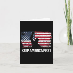 Trump Behielt Amerika zuerst Karte