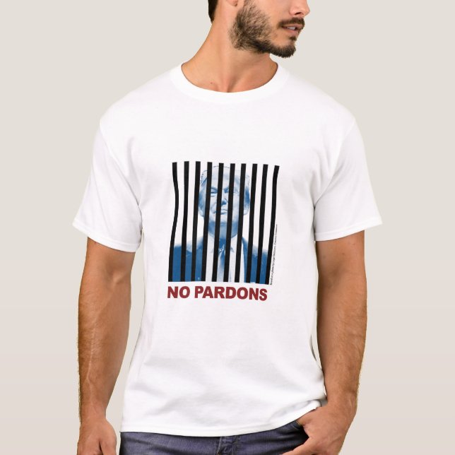 Trump Behind Bars — keine Pardons 3 T-Shirt (Vorderseite)