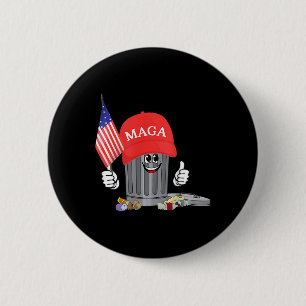 Trump bei der Wahl 2024 ist stolz darauf, Trump al Button