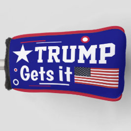 Trump bekommt es! Blau Golf Headcover