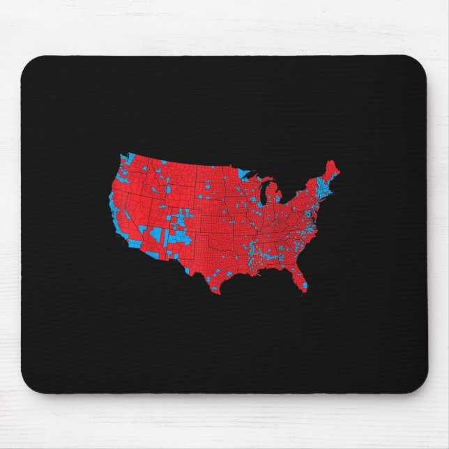Trump besser abdecken 2024 Interaktive Wahlbeobach Mousepad (Vorne)
