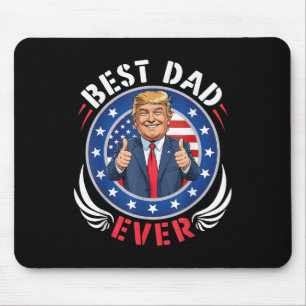 Trump Bester Vater je glücklicher Vater Tag Daddy Mousepad