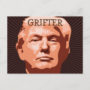 Trump-Betrüger-Postkarte Postkarte