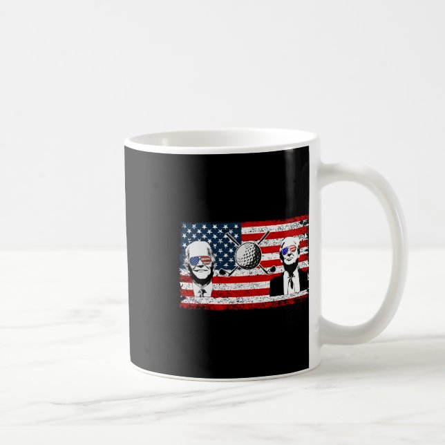 Trump Biden Flag American Elf Präsident D Kaffeetasse (Rechts)