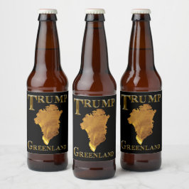 TRUMP BIERFLASCHENETIKETT