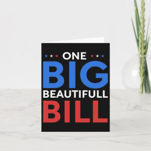 Trump Big Bill One Big Beautiful Bill Funny Politi Karte