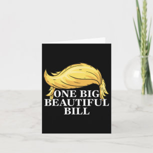 Trump Big Bill One Big Beautiful Bill Funny Politi Karte