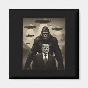 Trump Bigfoot UFO Außerirdischer Begegnung Invasio Magnet