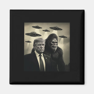 Trump Bigfoot UFO Außerirdischer Begegnung Verschw Magnet