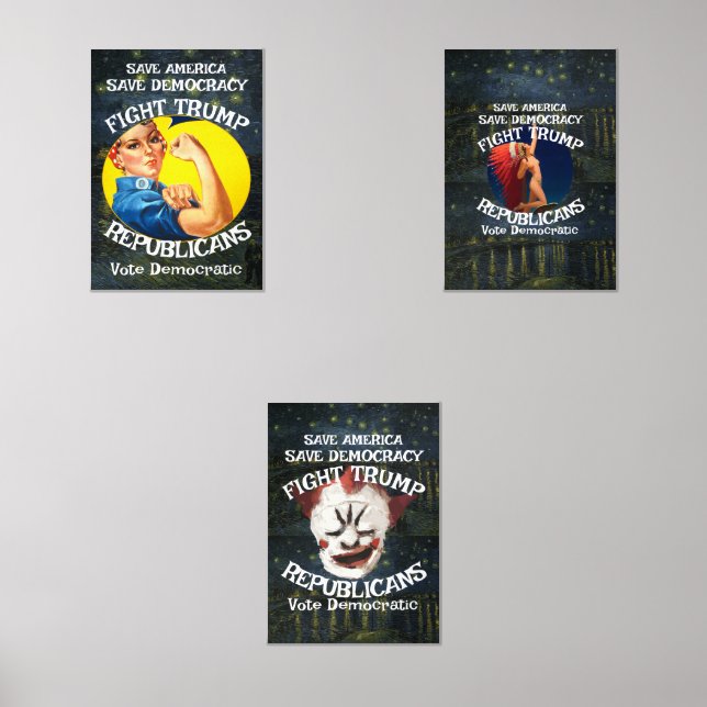 Trump Bilderwand Sets (Vorderseite)