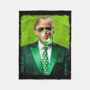 Trump bläst blubble gum Politische Republikanische Fleecedecke