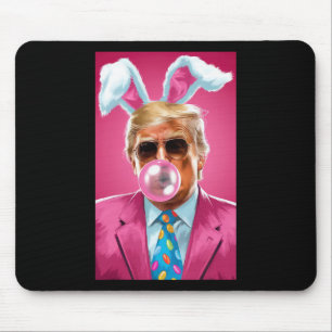 Trump bläst Kaugummi Politisch Republikaner Ostern Mousepad