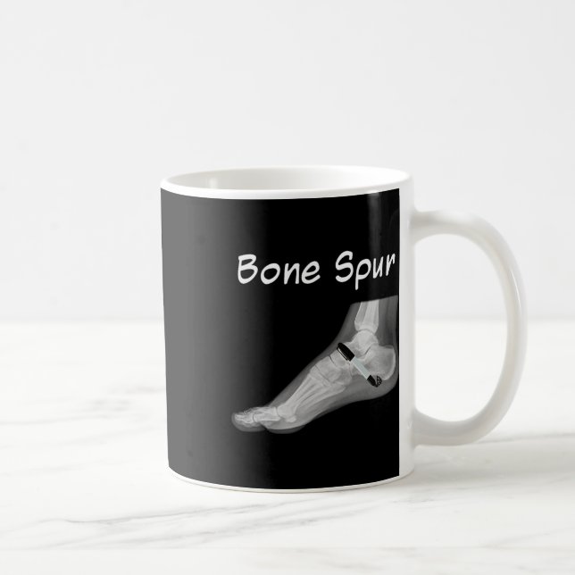 Trump Bone Spur Ink Pen Funny Anti Trump  Kaffeetasse (Rechts)
