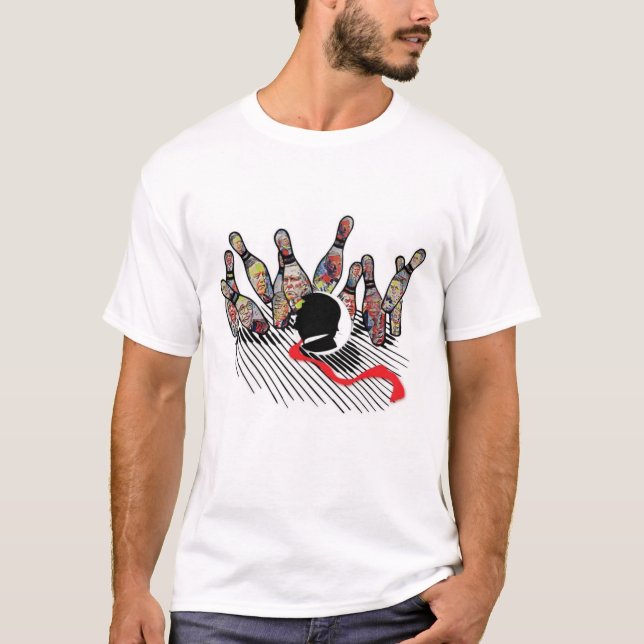 Trump Bowling Ball T-Shirt (Vorderseite)
