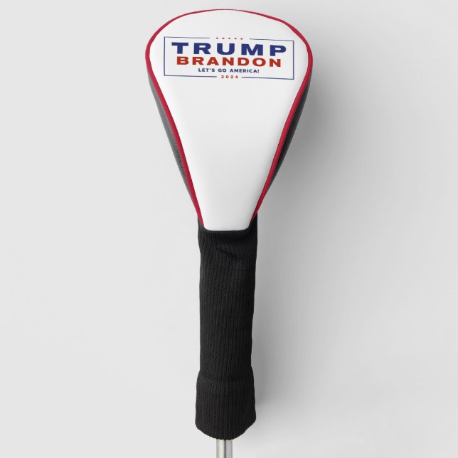 Trump Brandon 2024™ Election Golf Driver Cover Golf Headcover (Vorderseite)