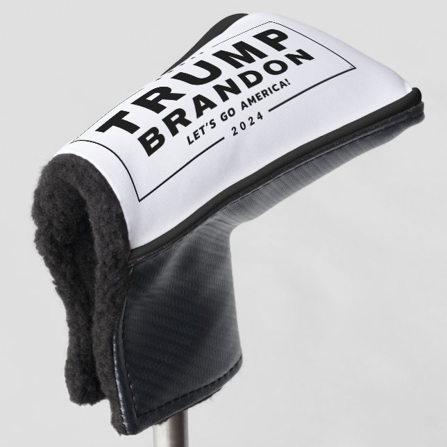 Trump Brandon 2024™ Golf Putter Cover Headcover (3/4 Vorderseite)