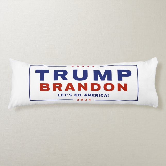 Trump Brandon 2024™ Offizielles Kissen (Vorderseite)