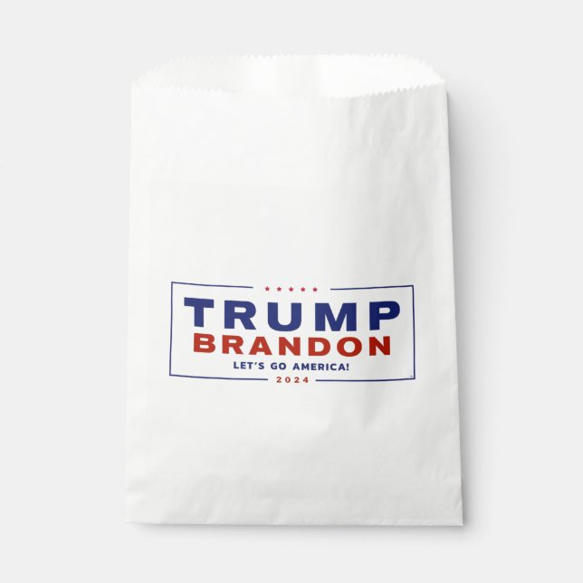 Trump Brandon 2024™-Wahlgiftgeschenk für Flaggen Geschenktütchen (Vorderseite)