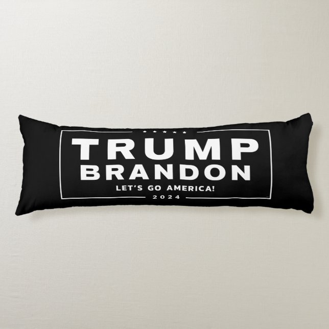 Trump Brandon 2024™ Wahlkampfkissen Seitenschläferkissen (Vorderseite)