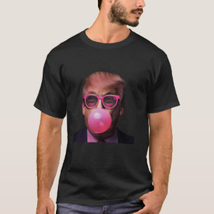 Trump Bubble Gum Donald Trump 2024 Wahl Präsident T-Shirt