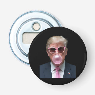 Trump Bubble Gum Pink Funny US Präsident Flaschenöffner