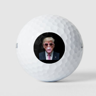 Trump Bubble Gum Pink Funny US Präsident Golfball