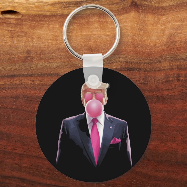 Trump Bubble Gum Schlüsselanhänger (Vorderseite)