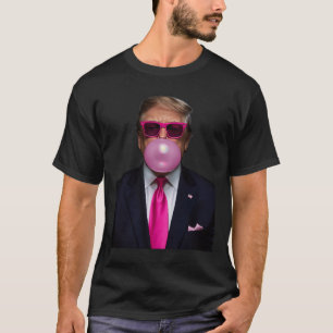 Trump Bubble Gum Shirt 2024 Abstimmung Präsident F