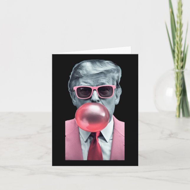 Trump Bubble Gum Yum 1 Karte (Vorderseite)