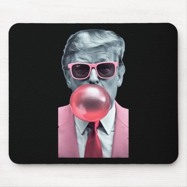 Trump Bubble Gum Yum 1 Mousepad (Vorne)