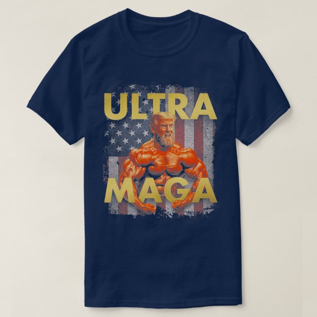 Trump Buff Ultra MAGA  T-Shirt (Design vorne)