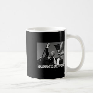 Trump Bulletproof Old English Schriftart Kaffeetasse