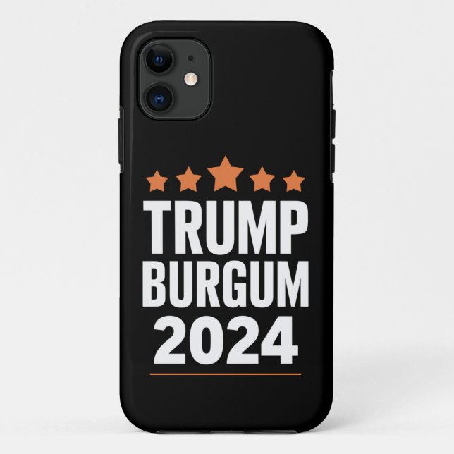 Trump Burgum für Präsidentschaftswahl 2024, USA Case-Mate iPhone Hülle (Rückseite)