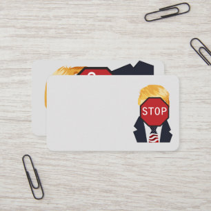 Trump Business Card stoppen Visitenkarte
