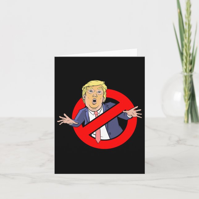 Trump Busters Resist Shirt Karte (Vorderseite)