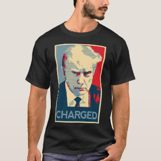 Trump Charged Mugshot Poster T-Shirt