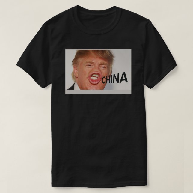 Trump China Mask T-Shirt (Design vorne)