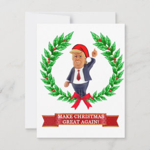 Trump Christmas Card Feiertagskarte