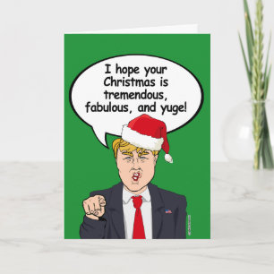 Trump Christmas Card - Ich hoffe, Ihr Weihnachten 