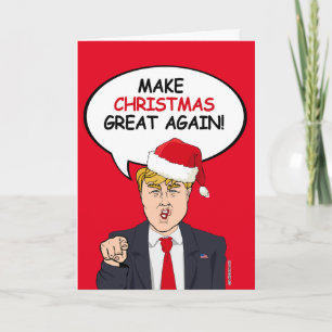 Trump Christmas Card - Weihnachten wieder großarti