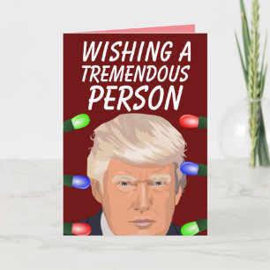 TRUMP CHRISTMAS KARTE FÜR JEDEN!